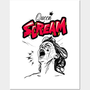 scream queen Posters and Art